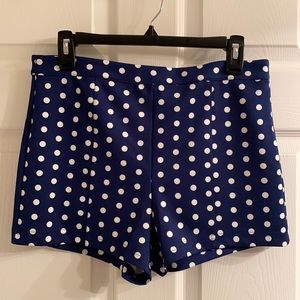 Forever 21 navy polka dot shorts